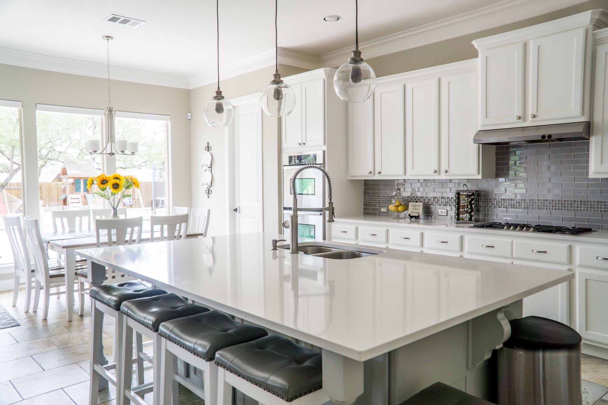 A kitchen countertop.